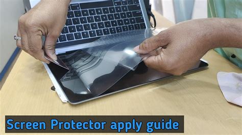 Laptop screen protector | how to install laptop screen guard? - YouTube