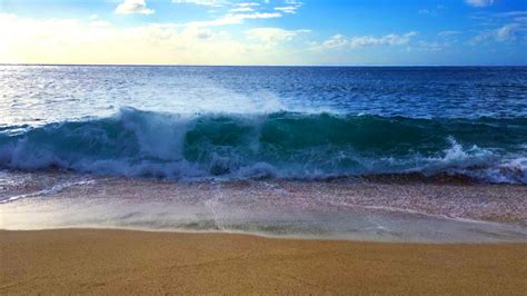 Ocean Waves Relaxation 10 Hours | Soothing Waves Crashing on Beach ...