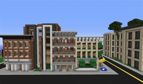 Modern / Old Style Street. Minecraft Project