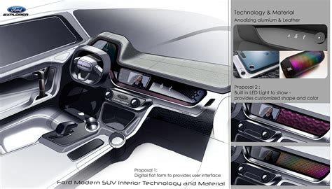 Ford Modern SUV Interior Design :: Behance