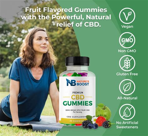 CBD Gummies for Relaxation and Wellness - Nature's Boost