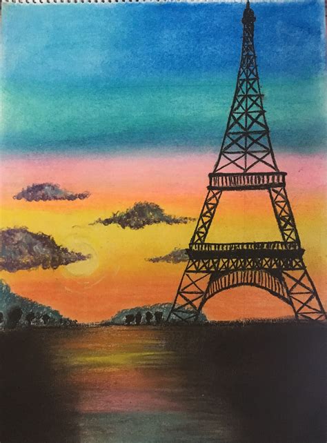 Pin by Richa gupta on misc | Paris painting, Eiffel tower painting, Painting art projects