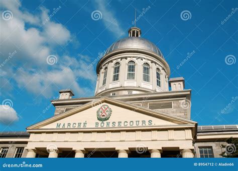 Bonsecours Market stock photo. Image of history, clouds - 8954712