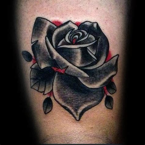 70 Tatuaggi con la rosa nera (con significato)