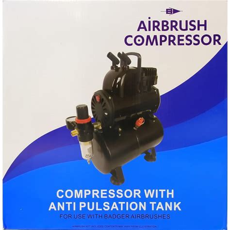 Badger Airbrushes Airbrush Compressor with Air Tank - Wonderland Models ...