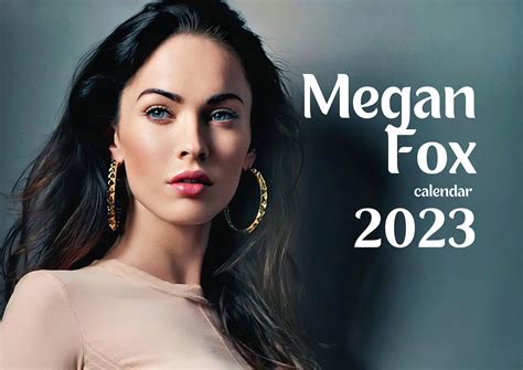 Megan Fox 2023 Calendar Printable - Etsy Australia