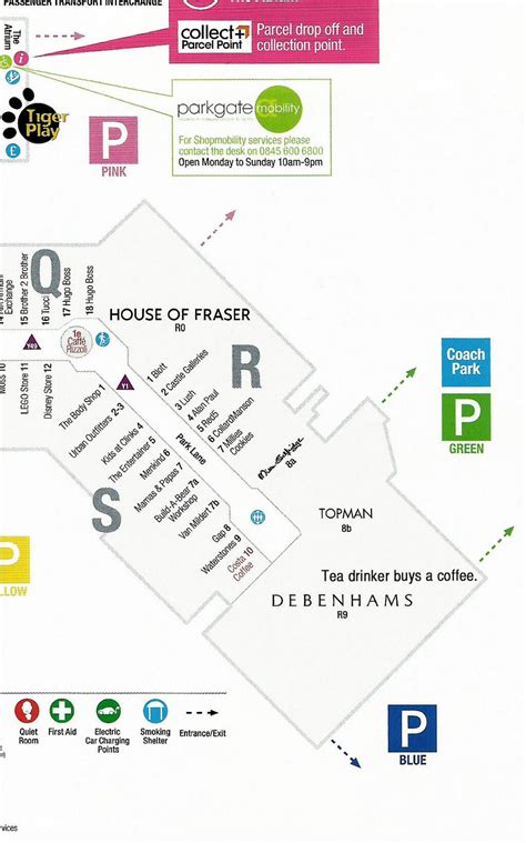 'MAP #6 (Meadowhall)' by Major Gubbins | Map, House of fraser, Map screenshot