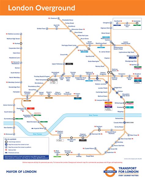 London overground map - Overground map London (England)