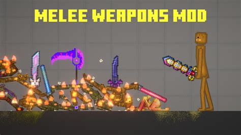 ALL NEW MELEE WEAPONS MOD IN MELON PLAYGROUND - PEOPLE PLAYGROUND ...