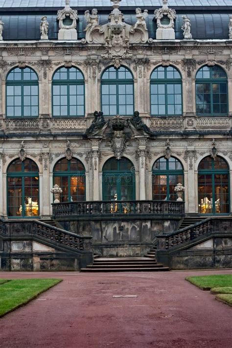 Zwinger in Dresden, Germany. Front Porch of Museum Stock Photo - Image ...