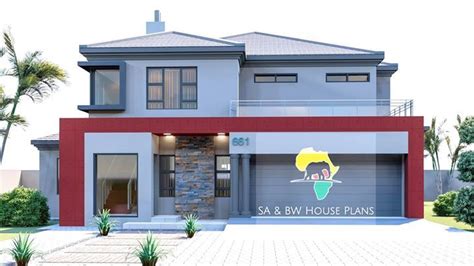 House Plans for Botswana and South Africa, Block 8 Gaborone, Pretoria (2020) | Double storey ...