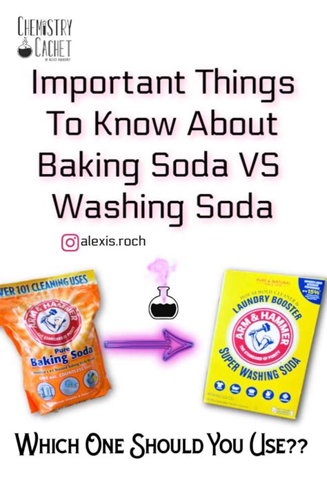 What Is The Difference Between Baking Soda and Washing Soda?