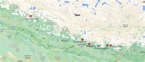 Borders Between Tibet and Nepal