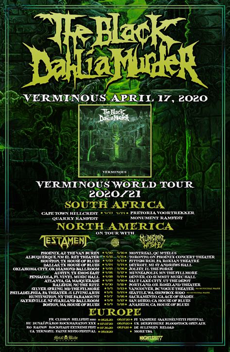 The Black Dahlia Murder reveals details for new album, ‘Verminous ...