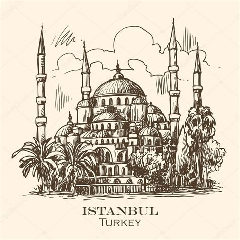 Istanbul blue mosque — Stock Vector © Margarita_87 #97700914