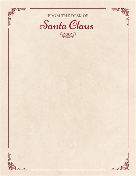 Santa Claus Letterhead