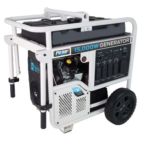 Pulsar PG15KVTW 12000W/15000W Gas Electric Start Portable Generator Ne – FactoryPure