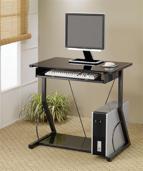 Coaster Company Small Space Computer Desk, Black - Walmart.com ...