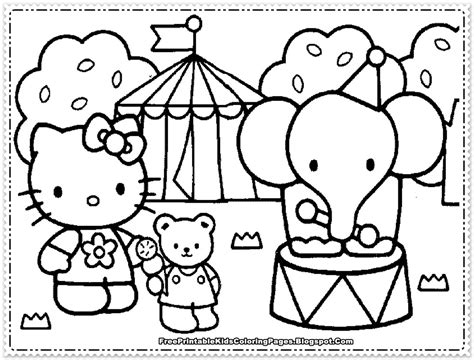 Hello Kitty Coloring Pages For Girls - Free Printable Kids Coloring Pages