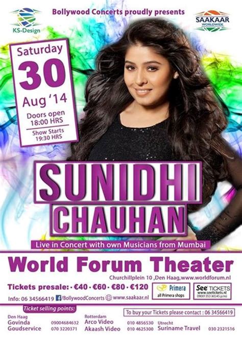 Sunidhi Chauhan LIVE Concert Churchillplein 10 The Hague - Search Indie