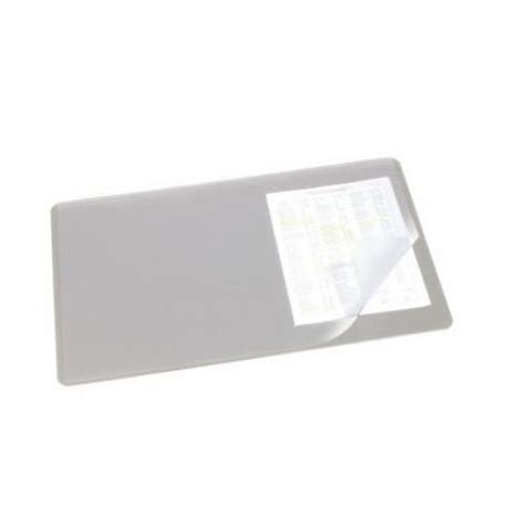 Durable Desk Mat with Clear Overlay 40 x | DRBE720210 | Desk Mats