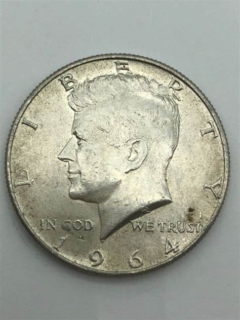 1964 D Kennedy Half Dollar 50 Cents United States Coin Very Good ...