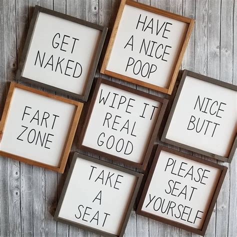 I sell more of these goofy bathroom signs than anything else! If you order today I'll make sure ...