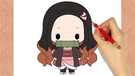 How to draw Nezuko Kawaii - YouTube