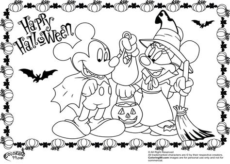 Free Halloween Mickey Mouse Coloring Pages, Download Free Halloween Mickey Mouse Coloring Pages ...