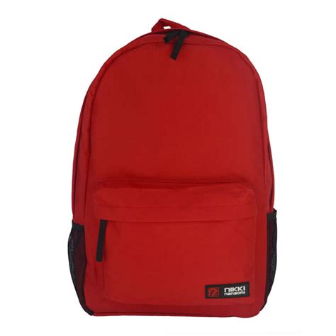 Red school backpack - Custom bags factory