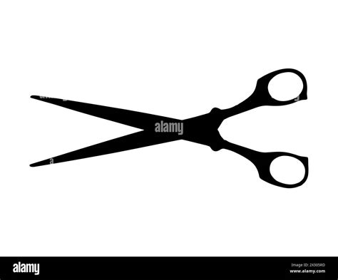 Scissor silhouette vector art Stock Vector Image & Art - Alamy