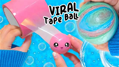 How to make viral TAPE BALLS anti-stress to RELAX! #asmr #diy #nanotape ...