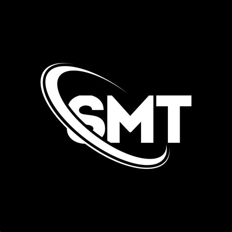 SMT logo. SMT letter. SMT letter logo design. Initials SMT logo linked with circle and uppercase ...