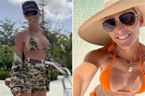 WWE legend Michelle McCool leaves little to imagination in tiny camo bikini as fans say ...