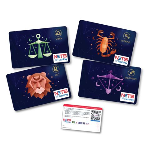 Custom NETS Flashpay card with Horoscope Design | IdealCard