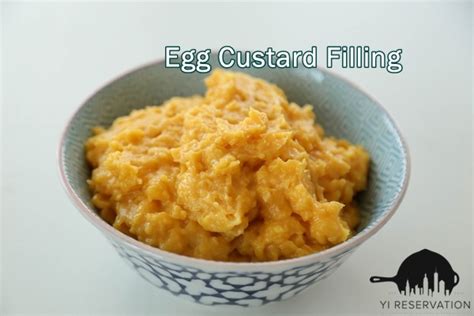 Egg Custard Filling 奶黃 | Yi Reservation