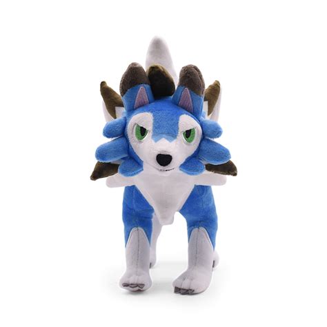 Piusho Plush Toy 9" Shiny Lycanroc (Midday Form) Stuffed Animal, All Star Collection Plushies ...