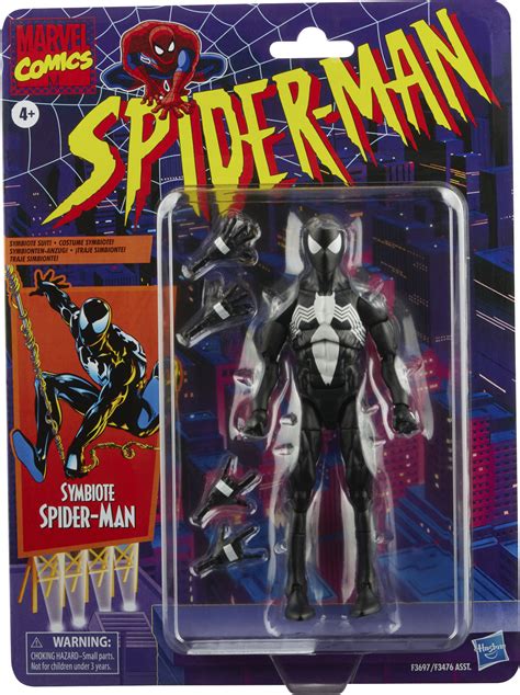 Marvel Legends Spider-Man Symbiote & Symbiote Spiderman 2-Figure Set ...