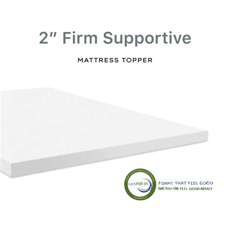 Global Comfort Foam 2'' Firm Mattress Topper for Twin XL Size Bed - Walmart.com