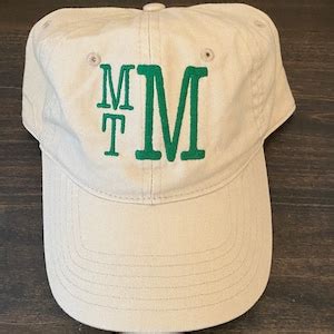 Monogrammed Baseball Hat - Etsy