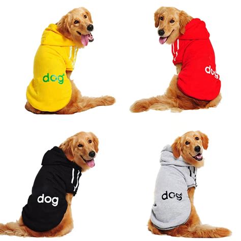 XL 9XL Large Dog Clothes For Dogs Pets Clothing Cotton Big Dog Hoodies ...