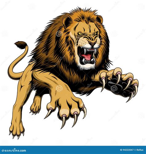 Evil Lion Cartoon