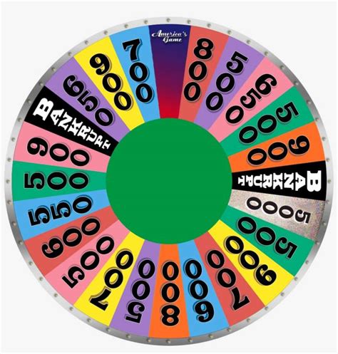 Wheel Of Fortune - Wheel Of Fortune Round 4 Wheel PNG Image ...