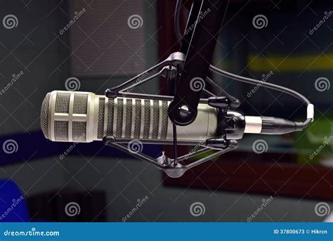 Large diaphragm microphone stock image. Image of professional - 37800673