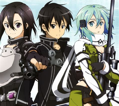 Sword Art Online 2 Kirito Sinon.Android wallpaper 2160×1920 – Kawaii Mobile