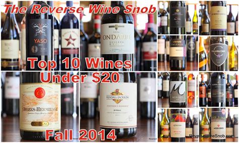 Top 10 Red Wines Under $20 • Reverse Wine Snob®