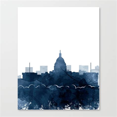 Washington DC Skyline Art Print, Washington DC Watercolor Set of 3 ...