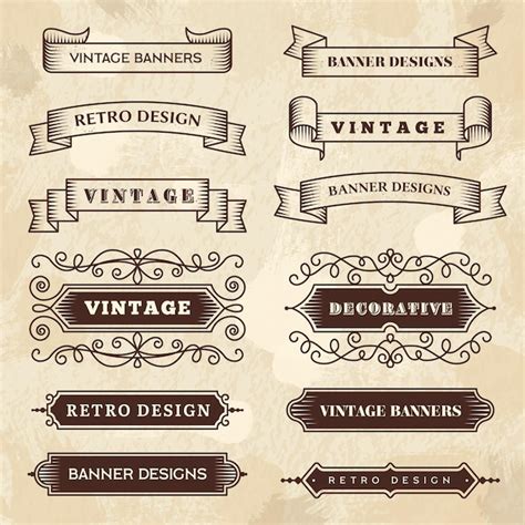 Retro Banner - Free Vectors & PSDs to Download