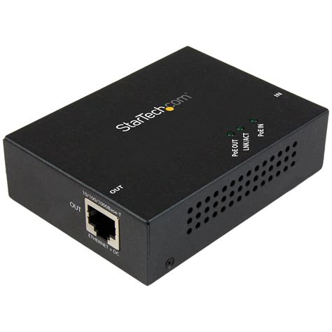 Amazon.com: StarTech.com POEEXT1GAT 1 Port Gigabit PoE+ Extender 802.3at & 802.3af - 100m (330ft ...