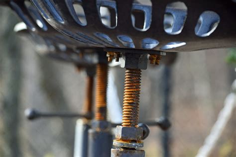 Rust in the Threads | Bar stools at an outdoor drink stand. | MTSOfan | Flickr
